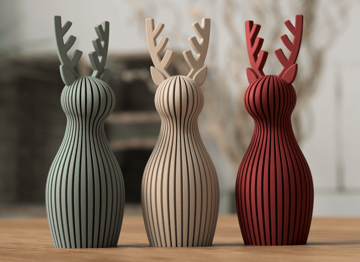 3d printed christmas decorations_outdoor_christmas reindeer
